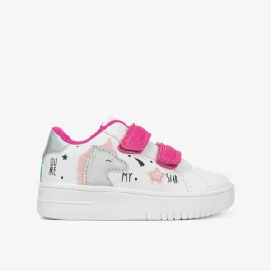 Zapatilla Casual Blanco/Fucsia Niña 2CZ100